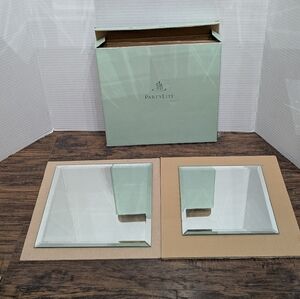 Partylite Mirror Candle Tray Holders